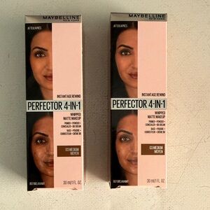2 Maybelline Perfector 4-in-1 Whipped Matte Makeup medium color brand new